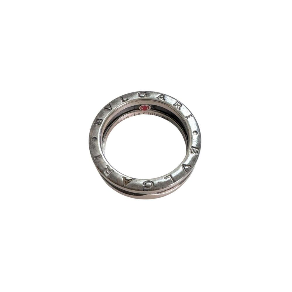 Bvlgari Bulgari B.zero1 Save the Children Ring, Ag925, Size #58, Men's